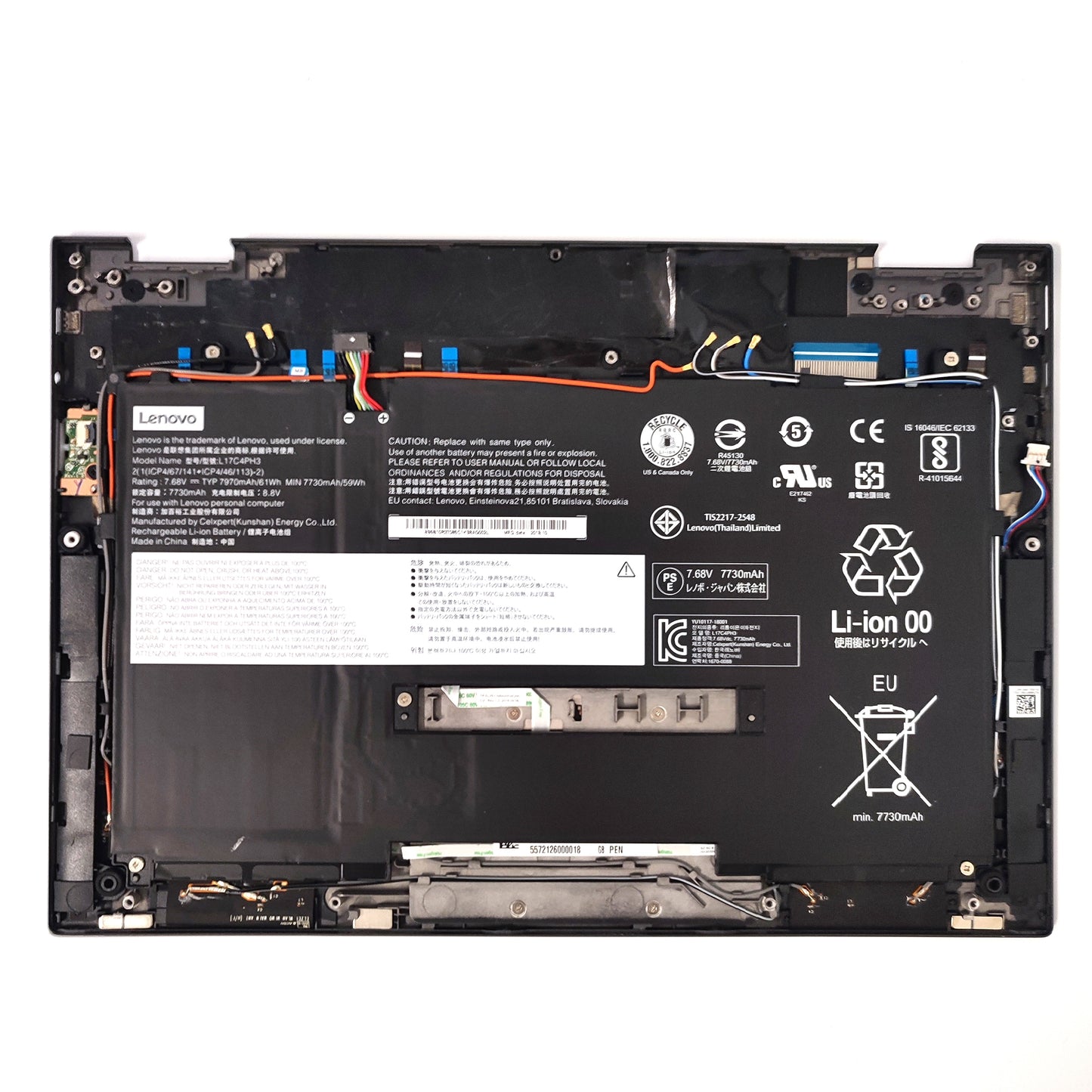 LENOVO YOGA C630-13Q50/PALMREST WITH BATTERY