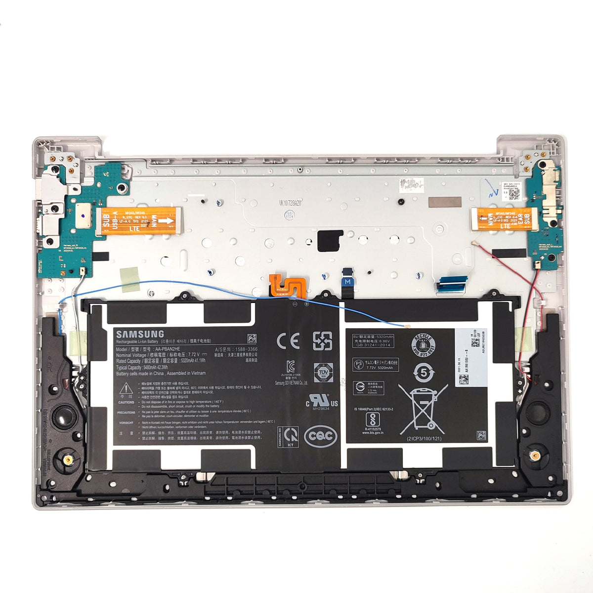 SAMSUNG NP340/PALMREST WITH BATTERY